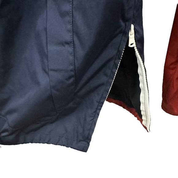 Michael Kors Spell Out Hooded Multicolor Half Zip Windbreaker Jacket Mens Small - Picture 6 of 9